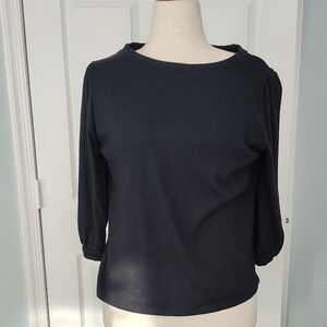 Caslon Women's Dark Gray Long Sleeve Top